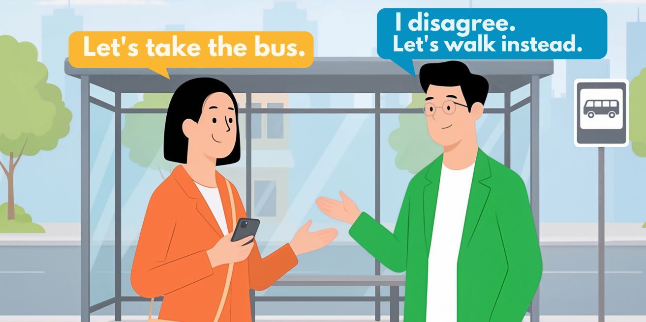 Jak se řekne nesouhlasím anglicky – I disagree v běžné konverzaci