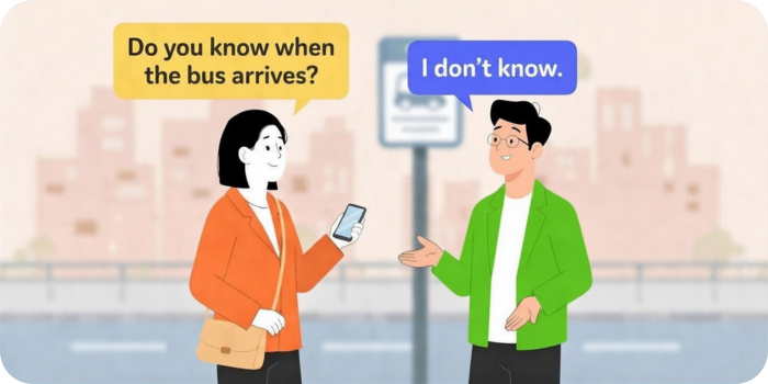 Jak se řekne nevím anglicky – I don’t know v běžné konverzaci