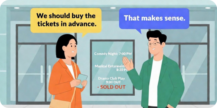 Jak se řekne to dává smysl anglicky – That makes sense v běžné konverzaci