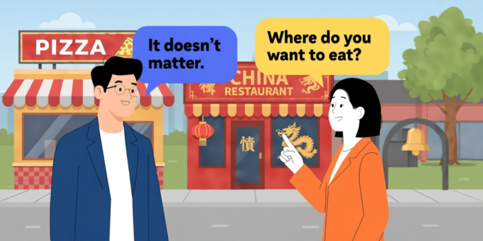 Jak se řekne to je jedno anglicky – it doesn't matter