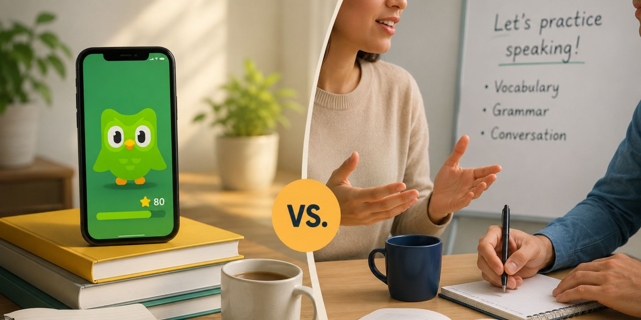 Duolingo vs kurz angličtiny – srovnání aplikace a jazykového kurzu